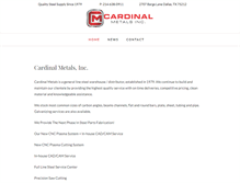 Tablet Screenshot of cardmet.com